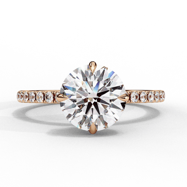 Pefecto Round 2.38 Carat Solitaire Ring