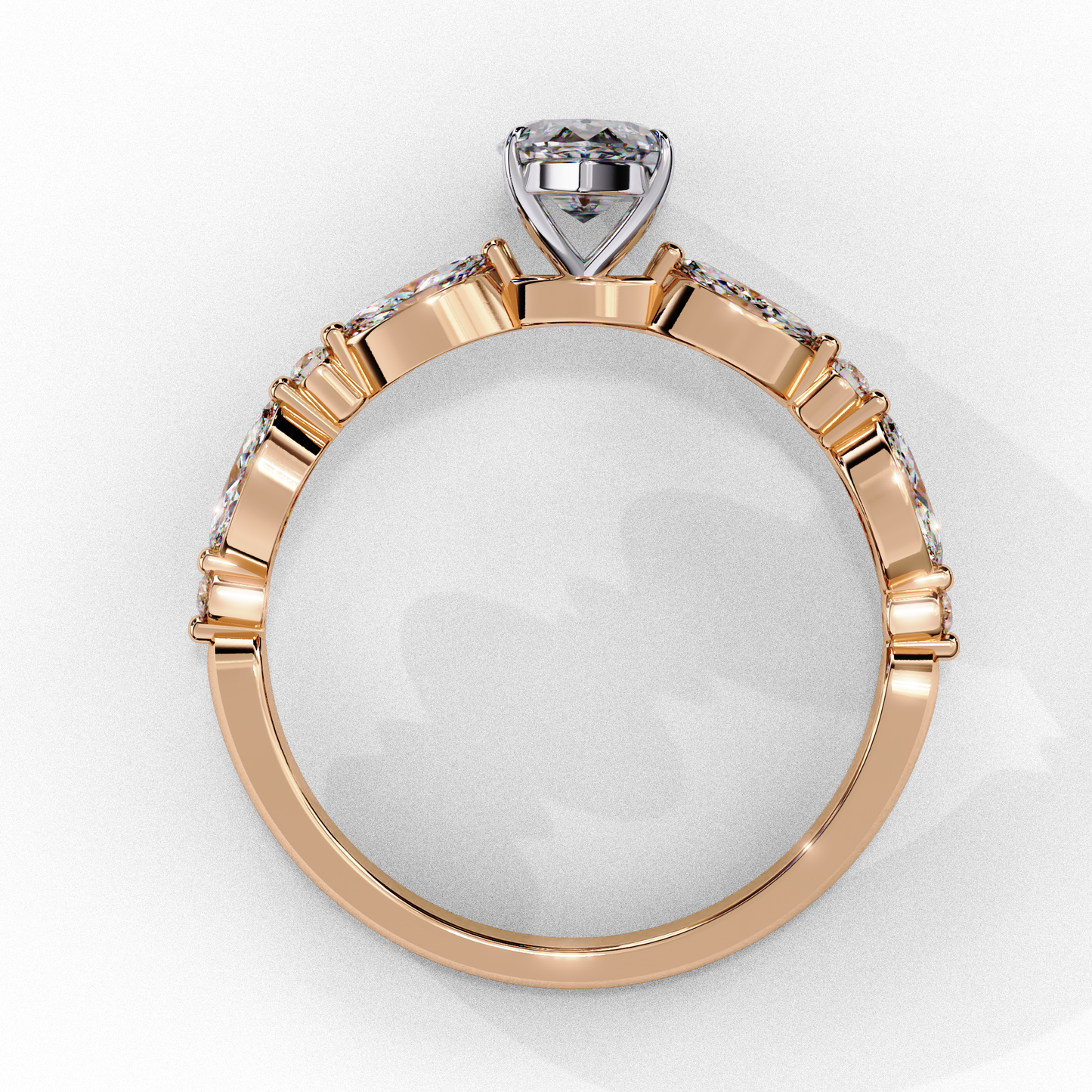 Melora Marquise 0.82 Carat Solitaire Ring