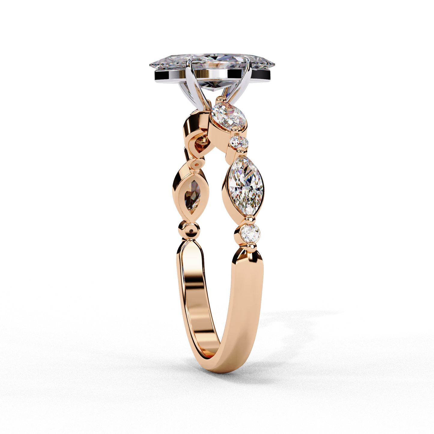 Melora Marquise 0.82 Carat Solitaire Ring