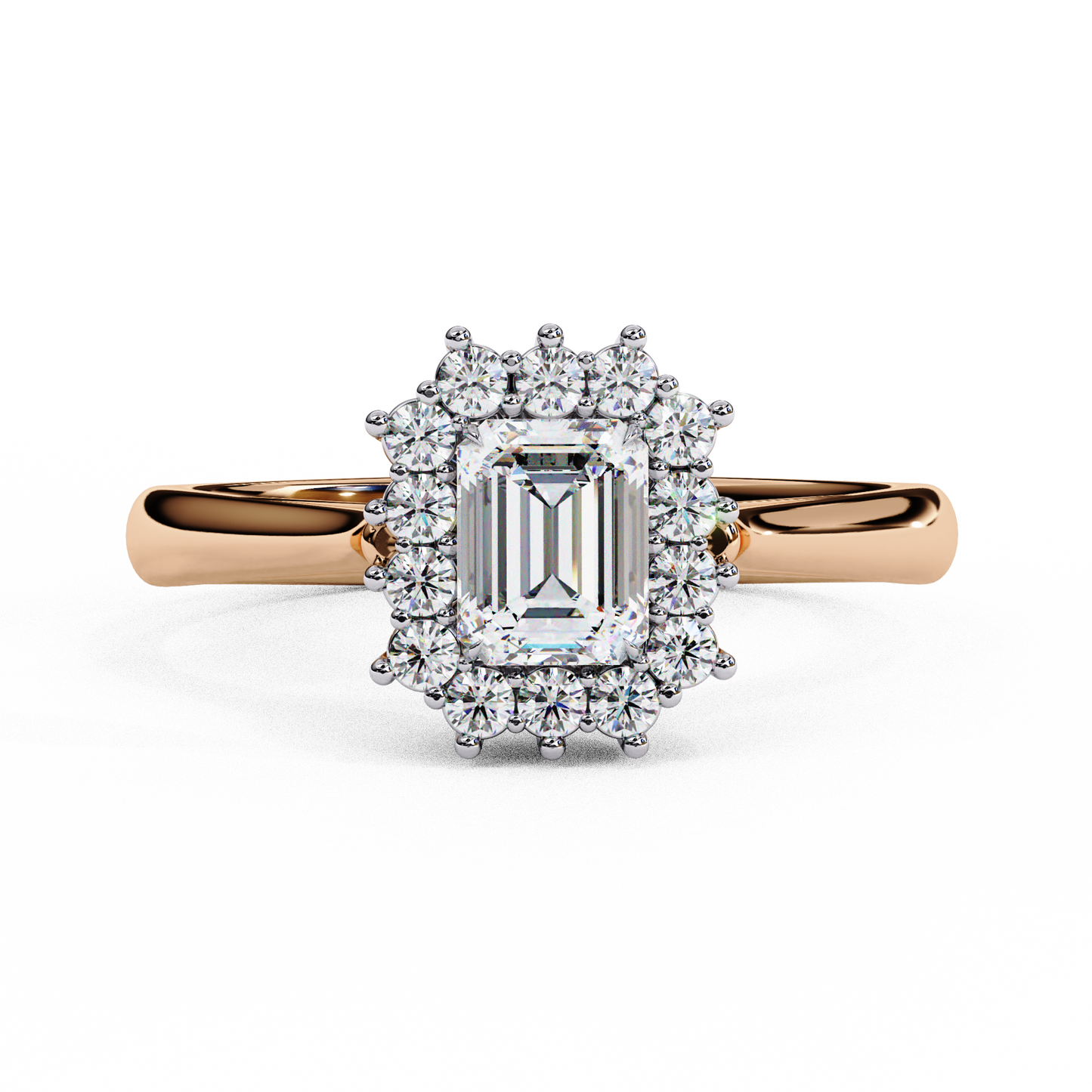 Queen's Emerald 0.35 Ct Solitaire Ring