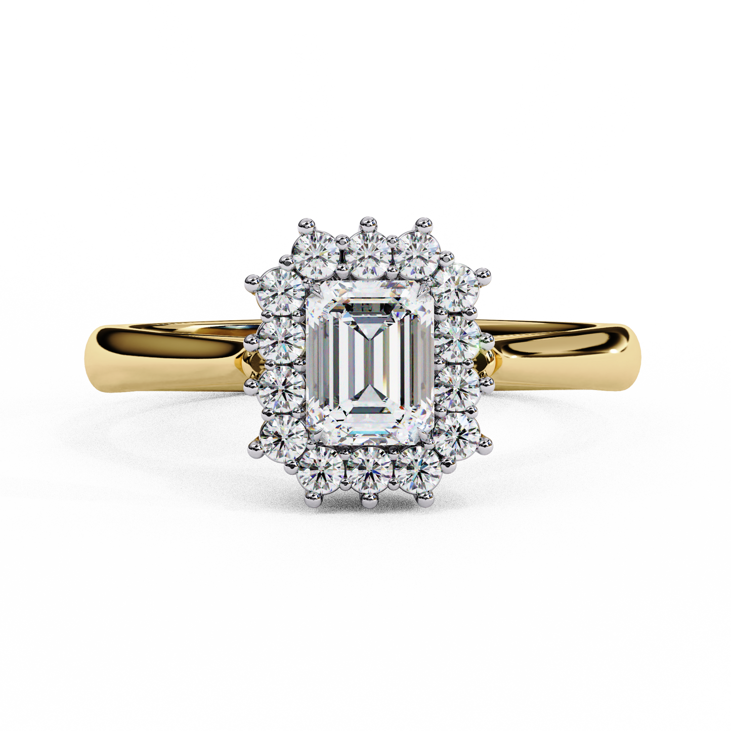 Queen's Emerald 0.35 Ct Solitaire Ring