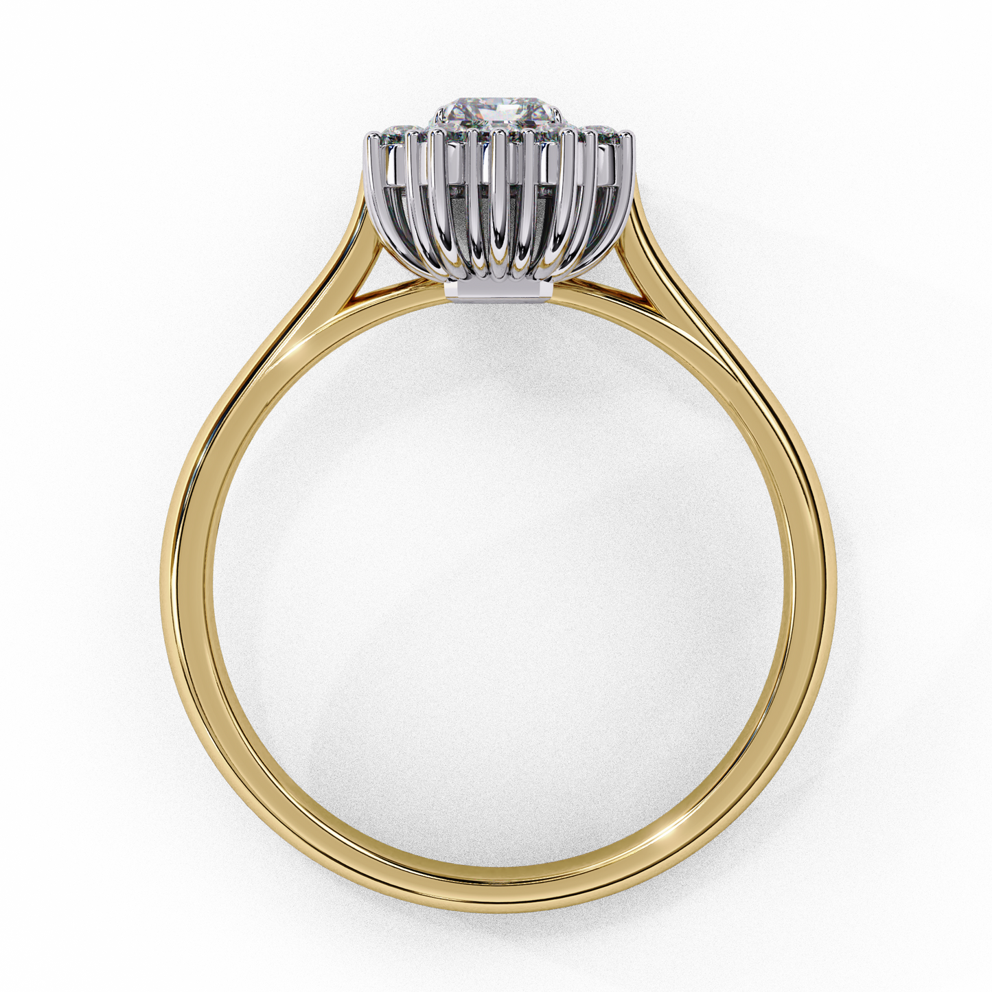Queen's Emerald 0.35 Ct Solitaire Ring