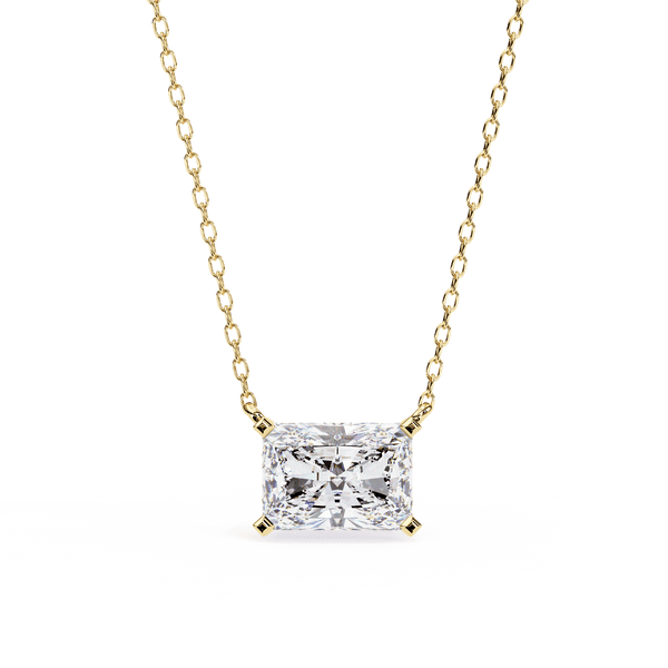 1.95 Carat Radiant Solitaire Pendant