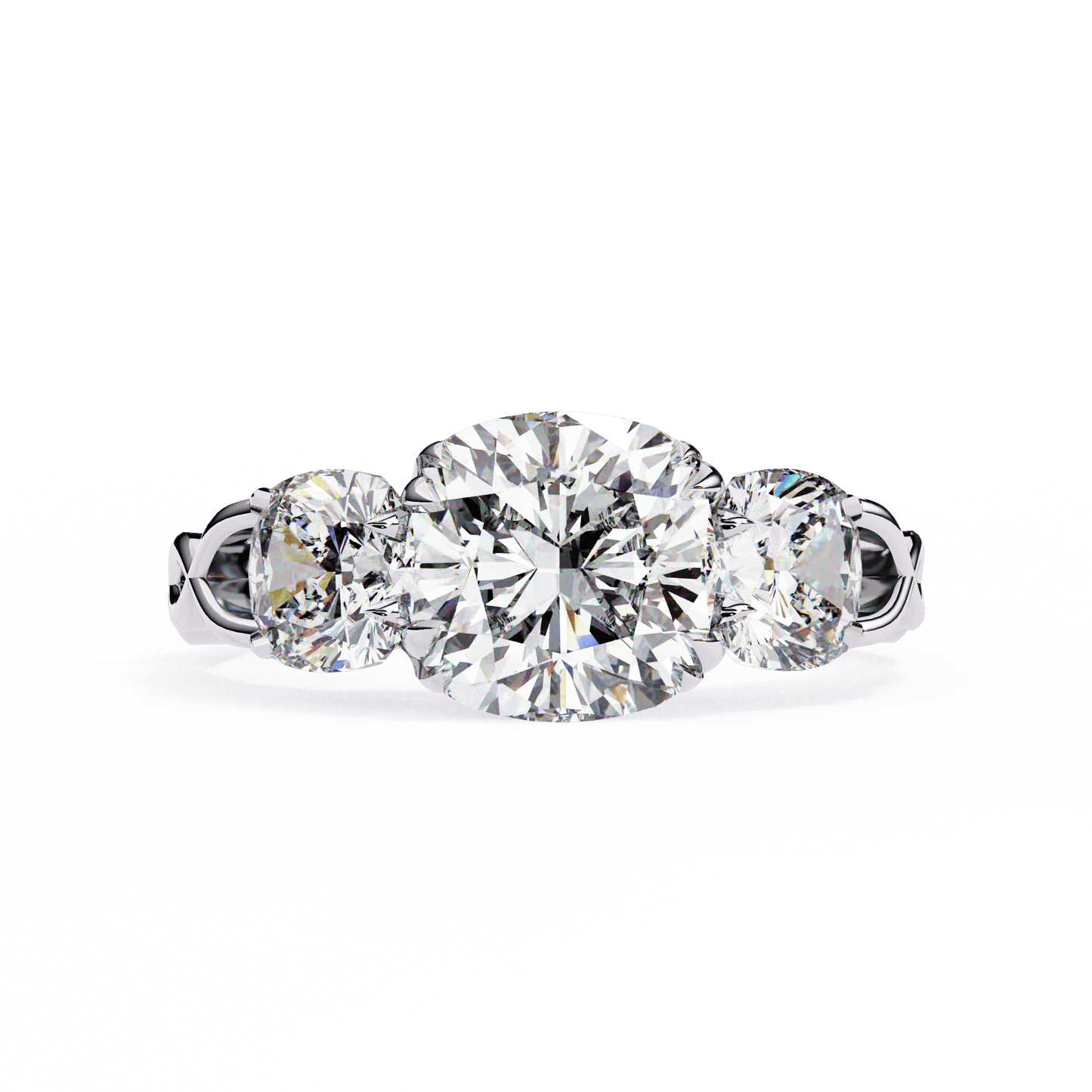 Intertwine 2.19 Carat Soliatire Engagement Ring