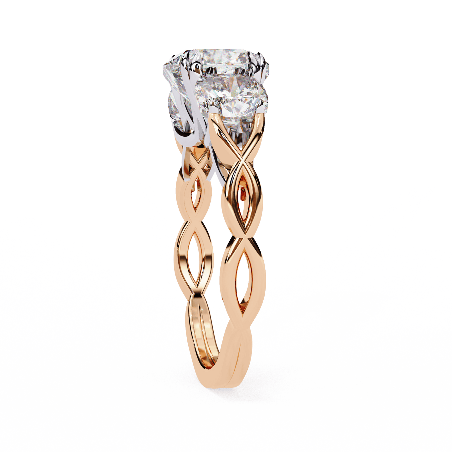 Intertwine 2.19 Carat Soliatire Engagement Ring