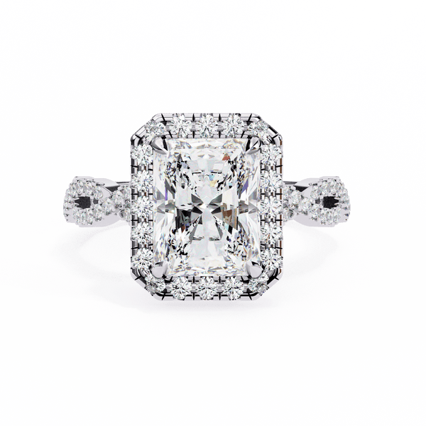 Celestial Radiant Cut Solitaire Ring