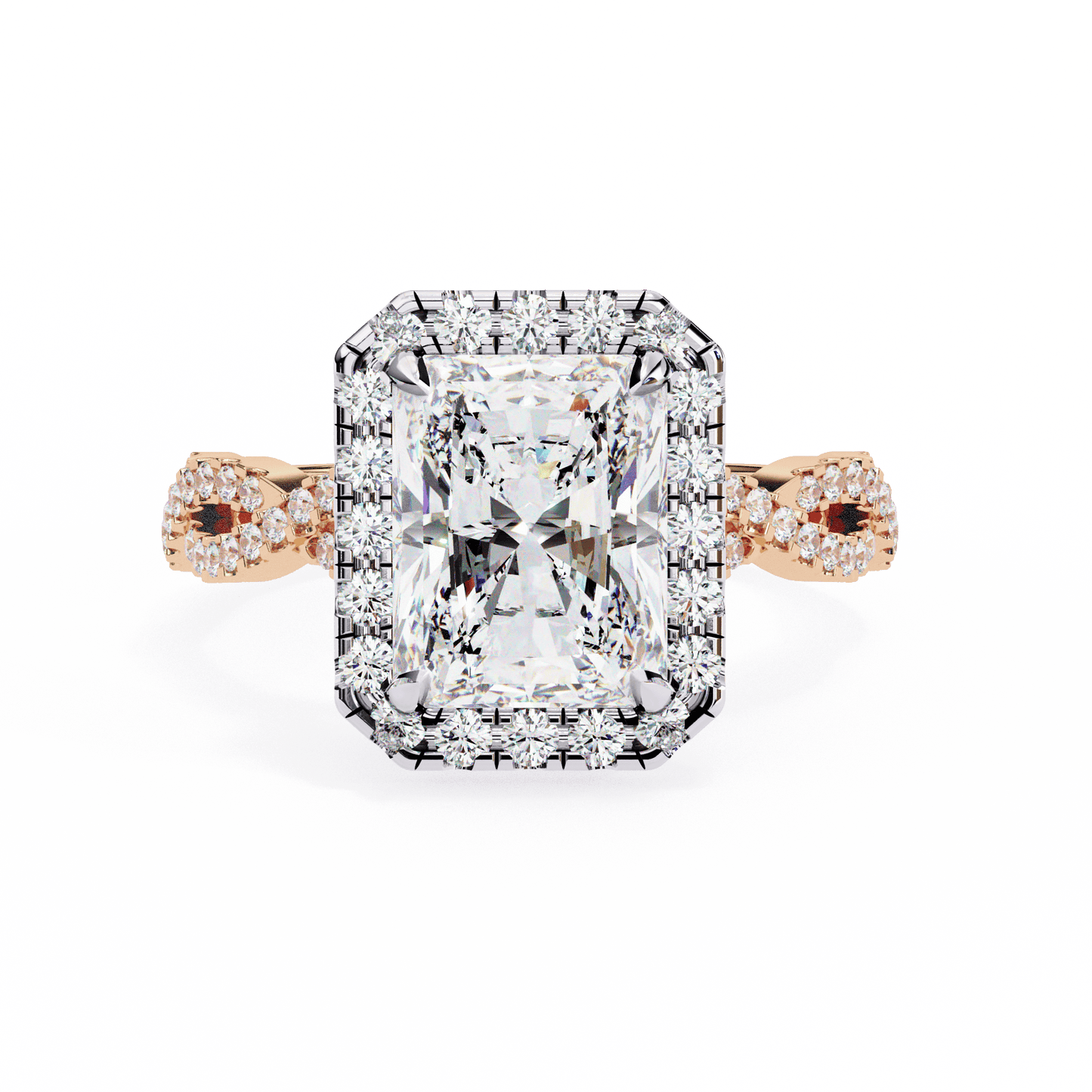 Celestial Radiant Cut Solitaire Ring
