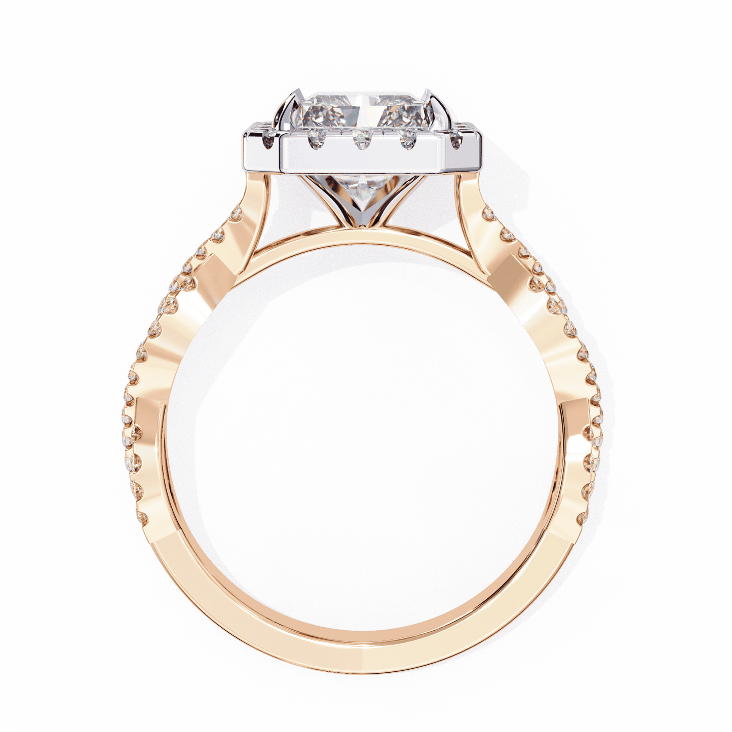 Celestial Radiant Cut Solitaire Ring