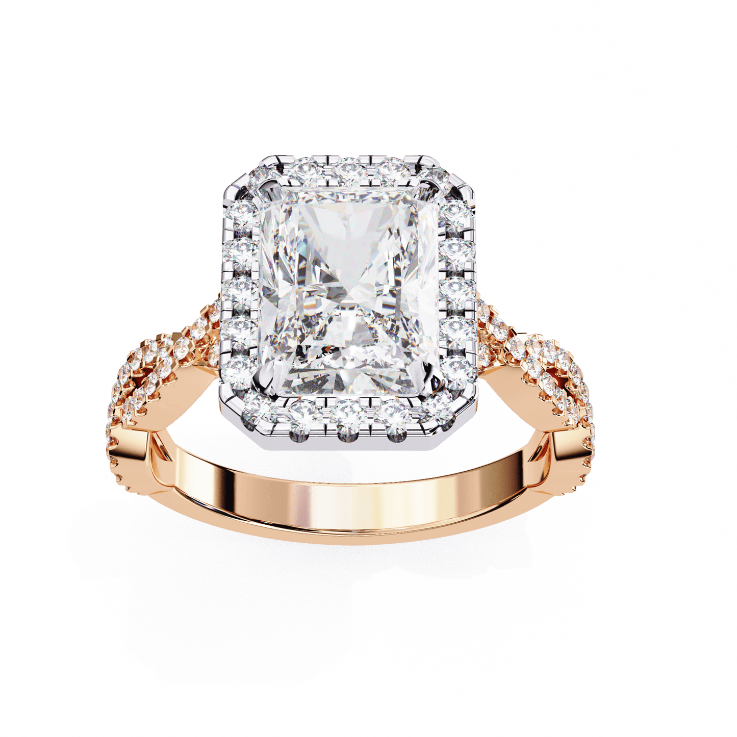 Celestial Radiant Cut Solitaire Ring