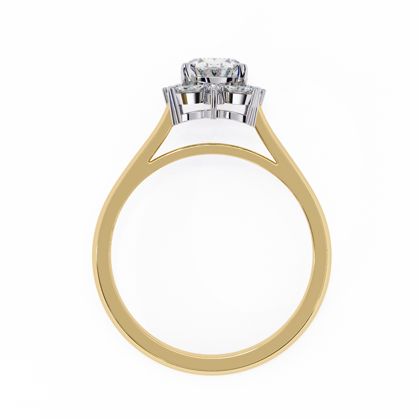 1.09 Carat Oval Union Solitaire Ring