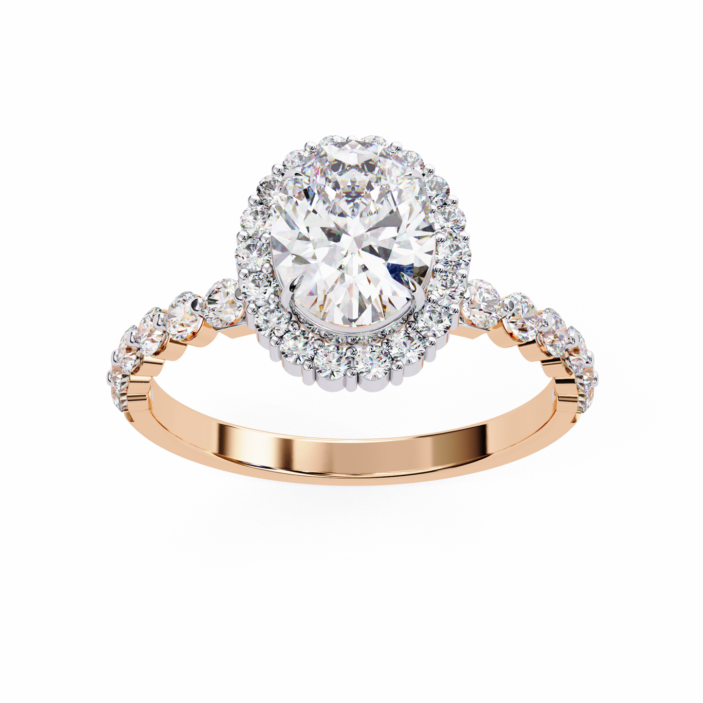Lovelight 1.08 Carat Oval Solitaire Ring
