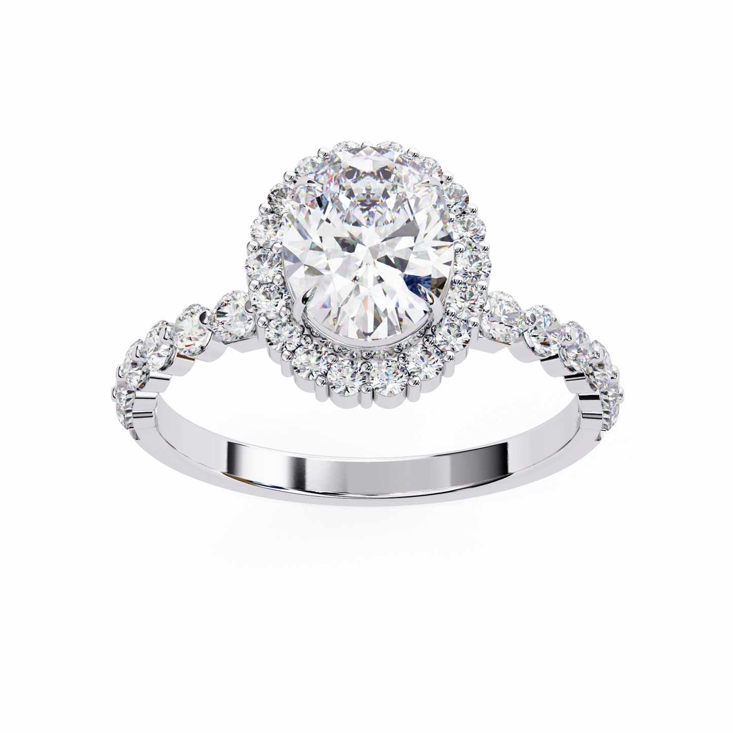 Lovelight 1.08 Carat Oval Solitaire Ring
