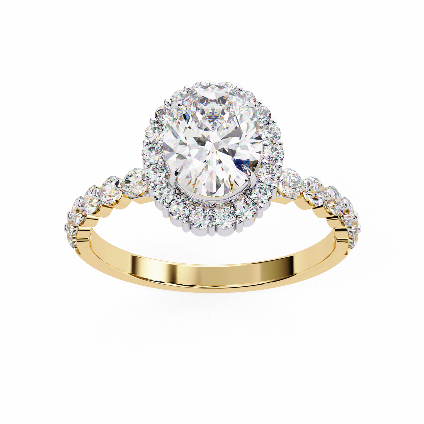 Lovelight 1.08 Carat Oval Solitaire Ring