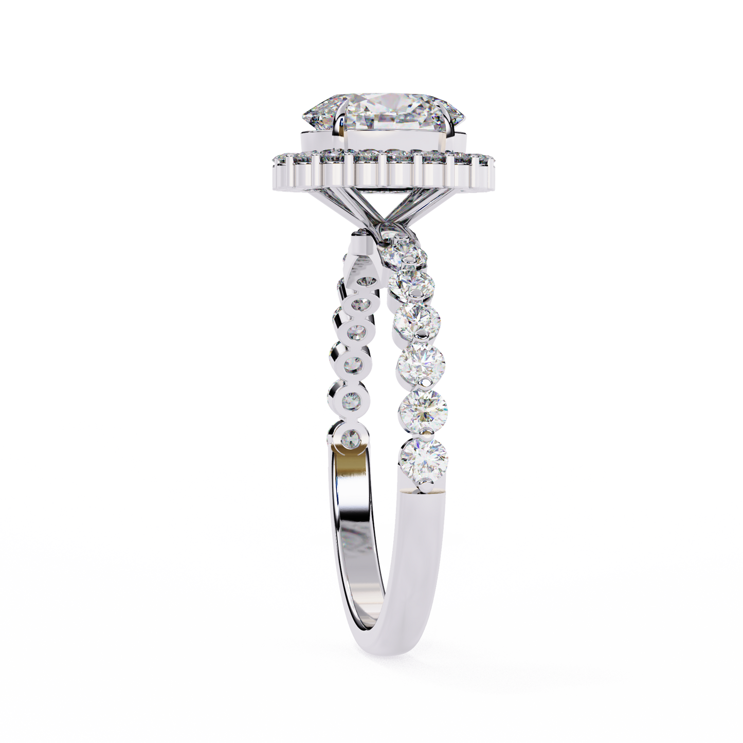 Lovelight 1.08 Carat Oval Solitaire Ring