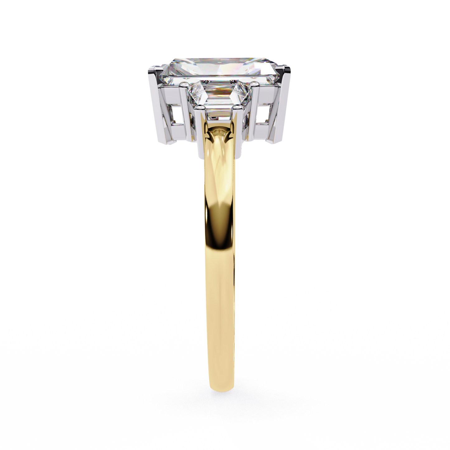 Radiant Gradeaur 3.03 Carat Solitaire Ring