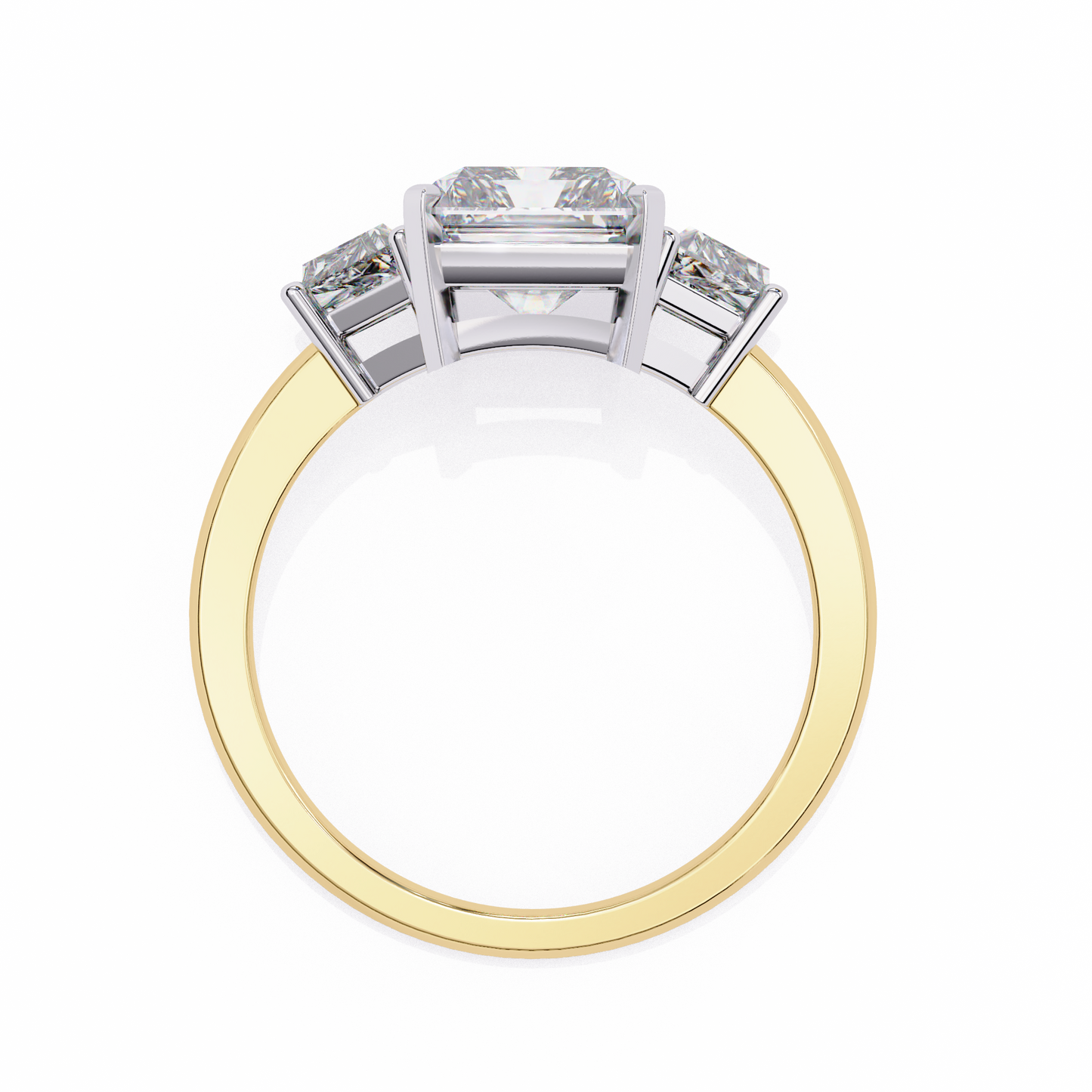 Radiant Gradeaur 3.03 Carat Solitaire Ring