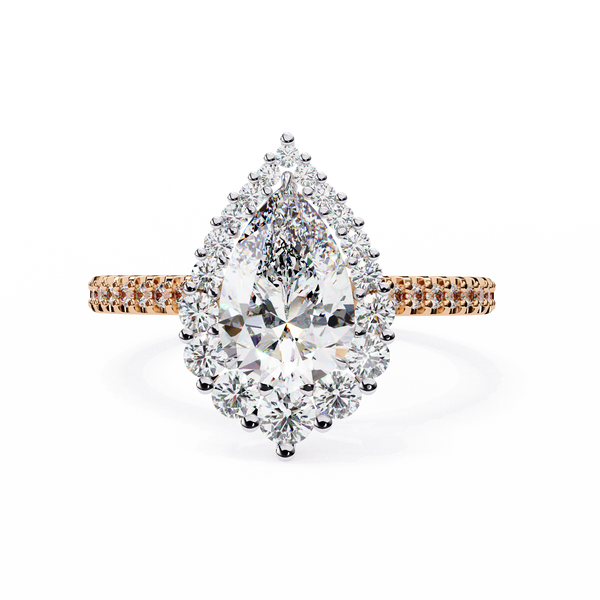 Luv Luxe 1.68 Carat Pear Solitaire Ring