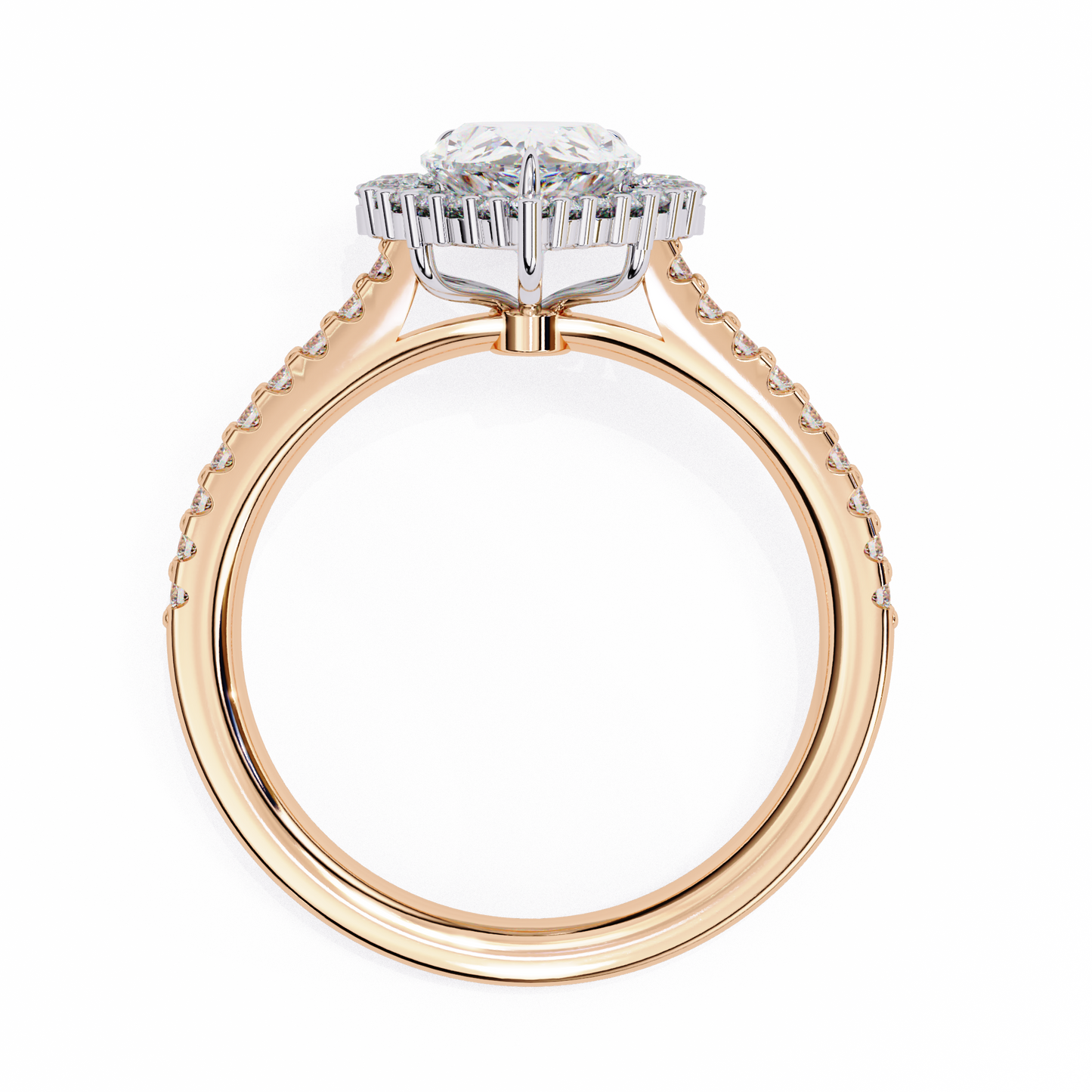 Luv Luxe 1.68 Carat Pear Solitaire Ring