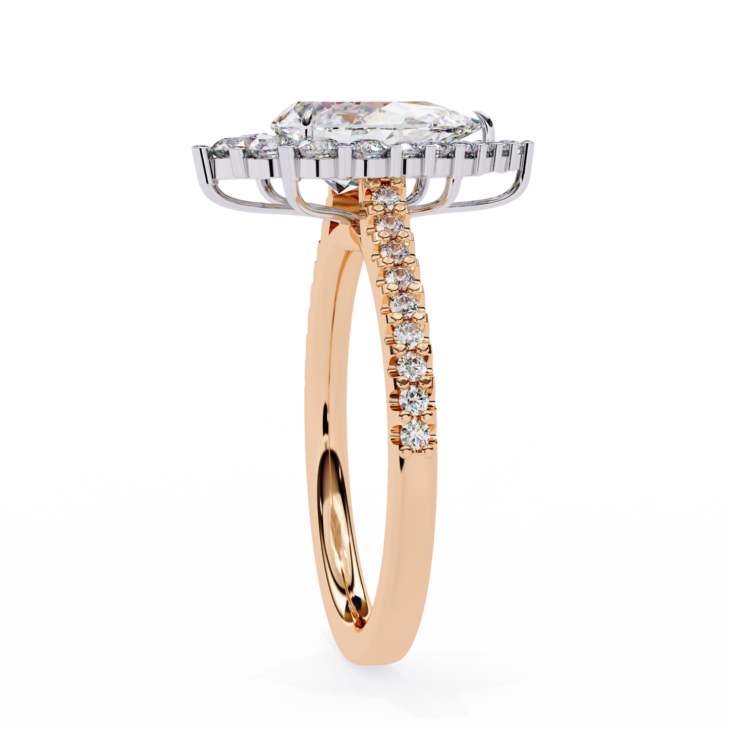 Luv Luxe 1.68 Carat Pear Solitaire Ring