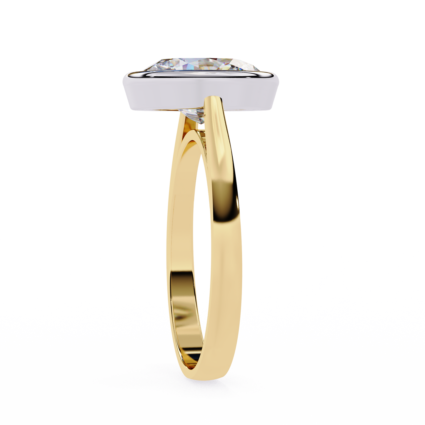 Bold Bezel 2.42 Carat Solitaire Ring