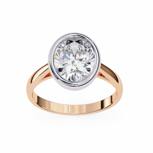 Bold Bezel 2.42 Carat Solitaire Ring