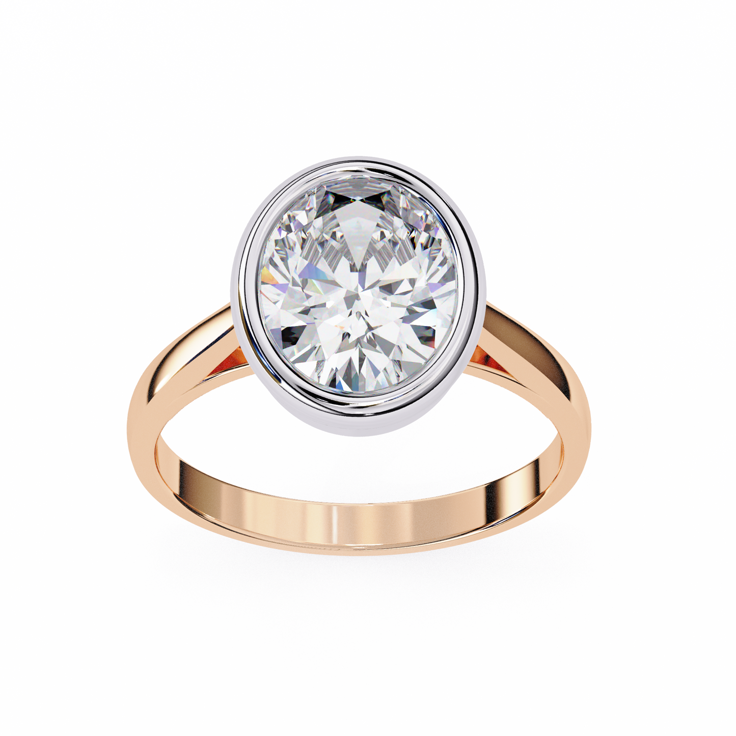 Bold Bezel 2.42 Carat Solitaire Ring