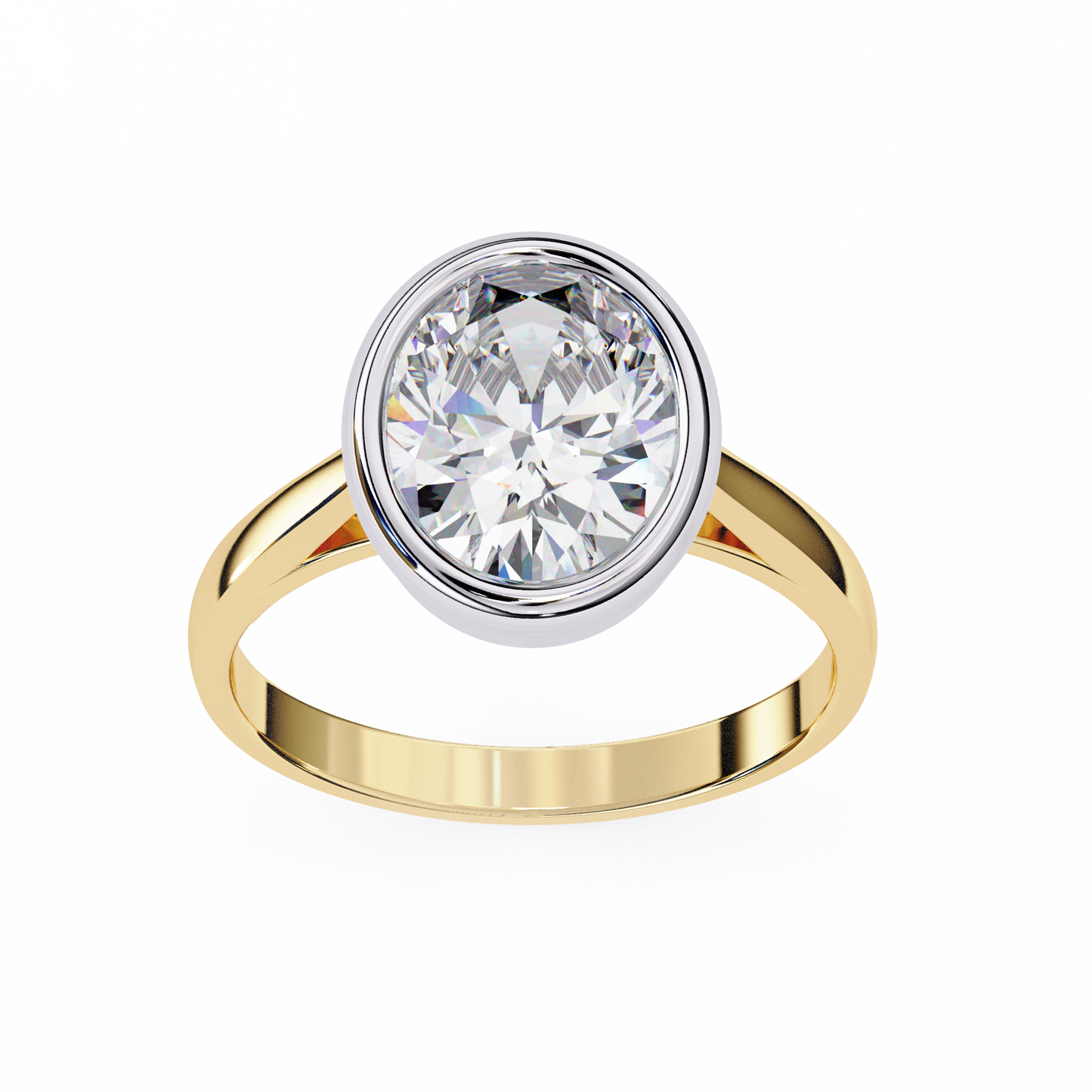 Bold Bezel 2.42 Carat Solitaire Ring