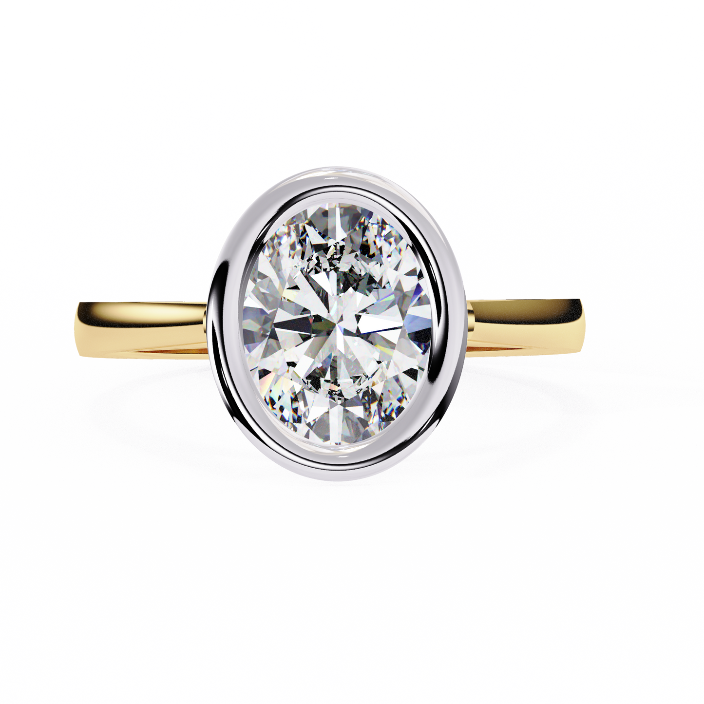 Bold Bezel 2.42 Carat Solitaire Ring