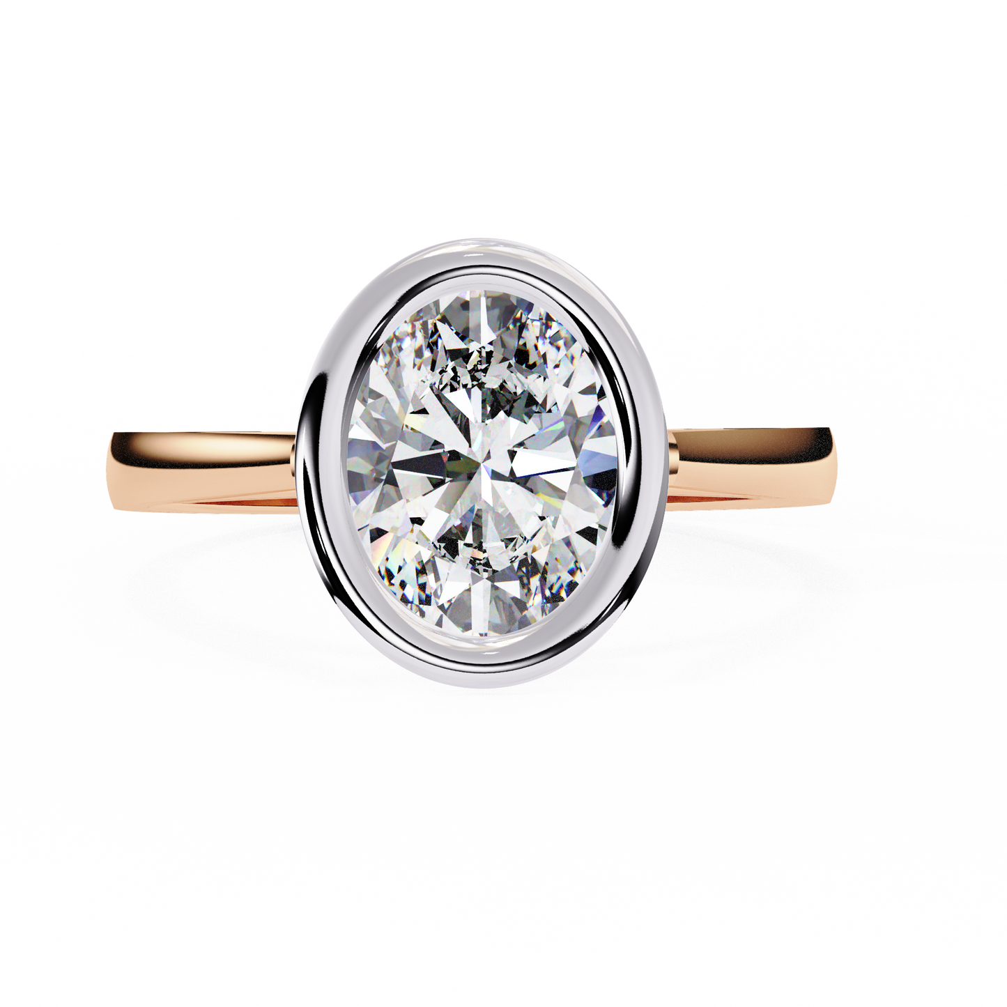 Bold Bezel 2.42 Carat Solitaire Ring