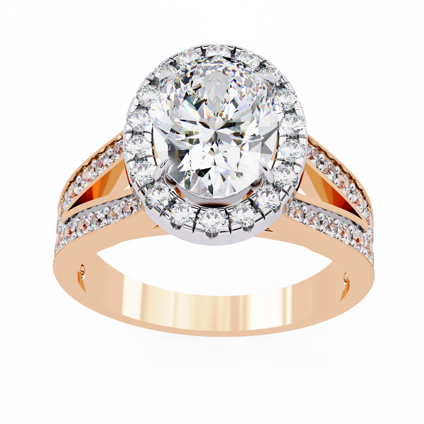 Bliss and Beauty Oval Engagement Ring