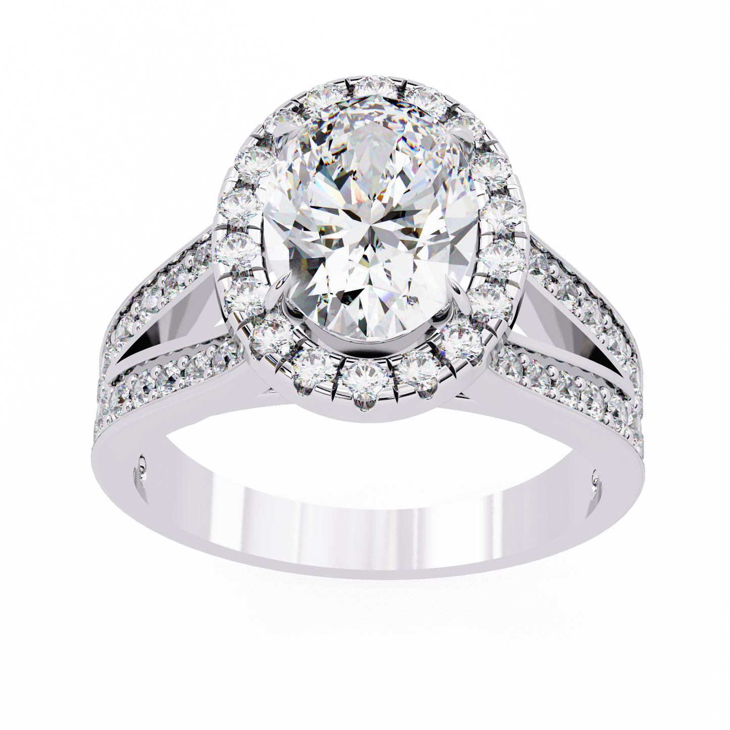 Bliss and Beauty Oval Engagement Ring