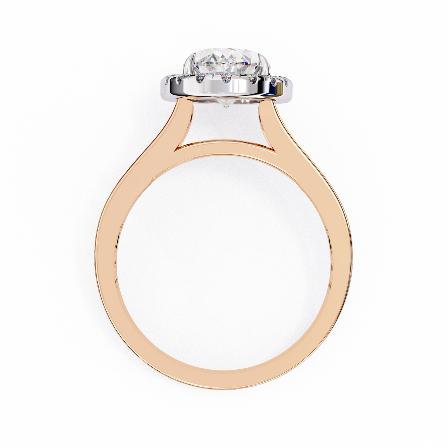 Bliss and Beauty Oval Engagement Ring