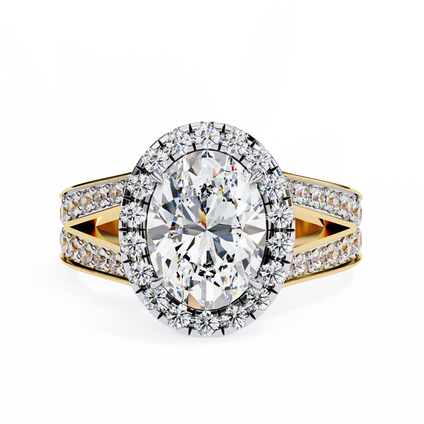 Bliss and Beauty Oval Engagement Ring
