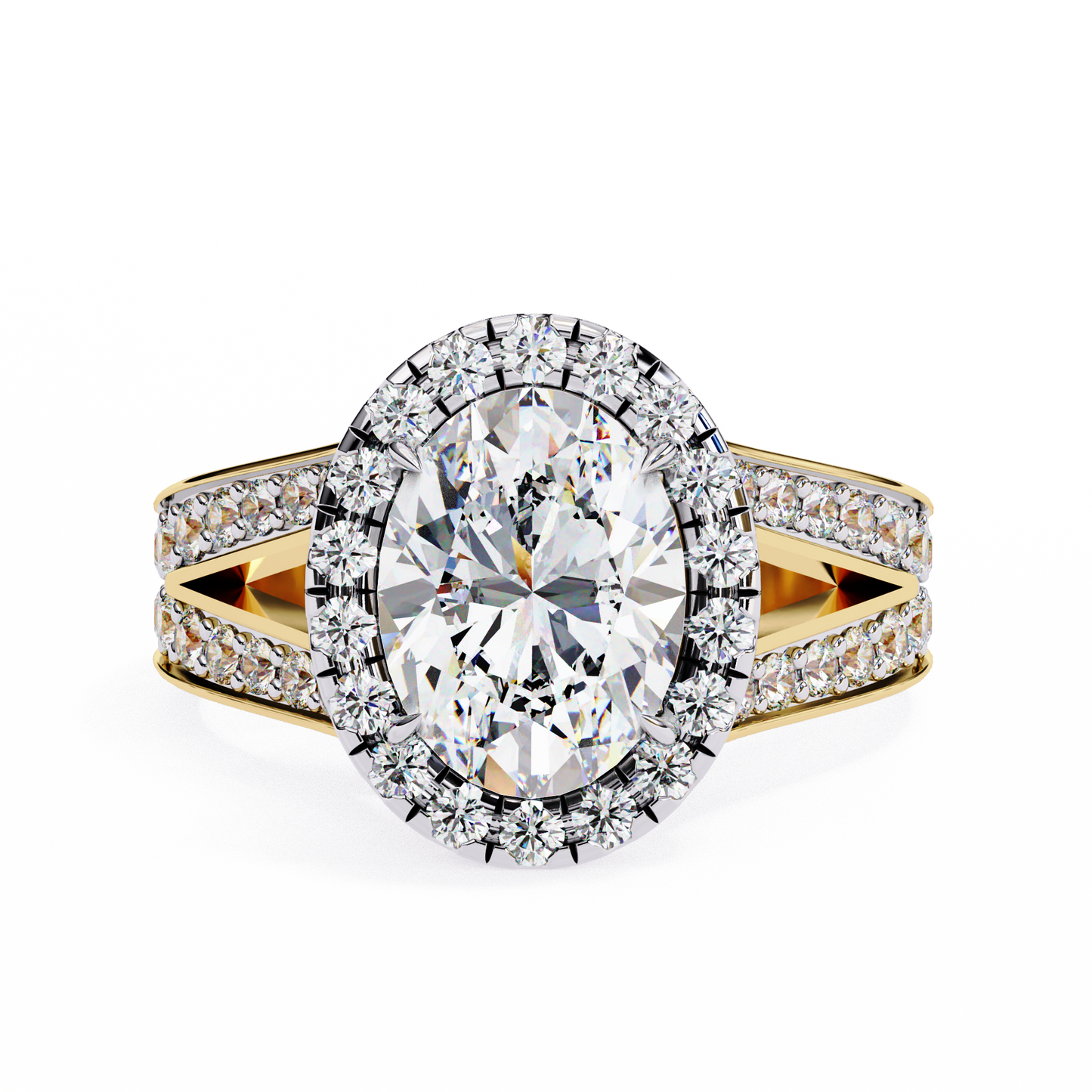 Bliss and Beauty Oval Engagement Ring