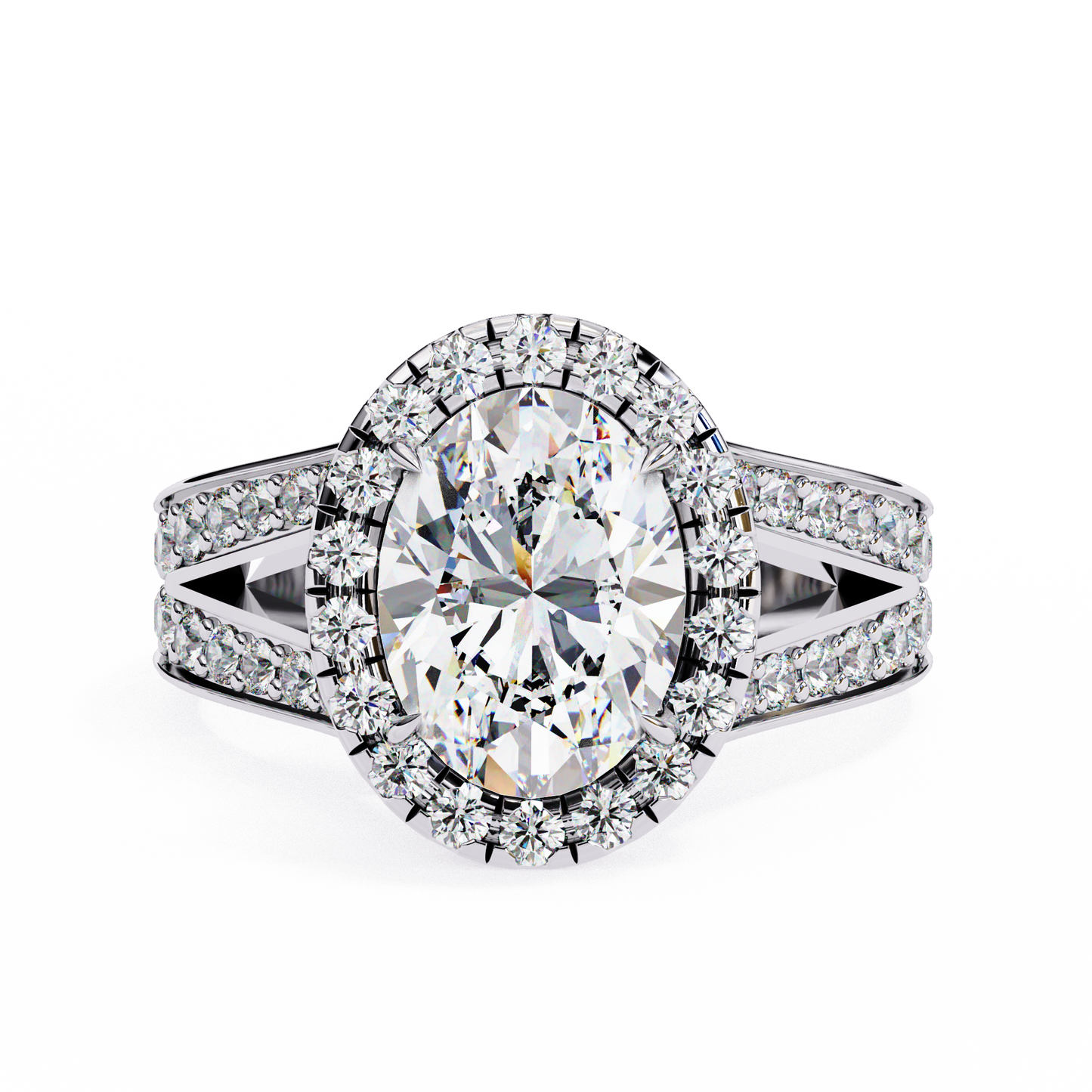 Bliss and Beauty Oval Engagement Ring