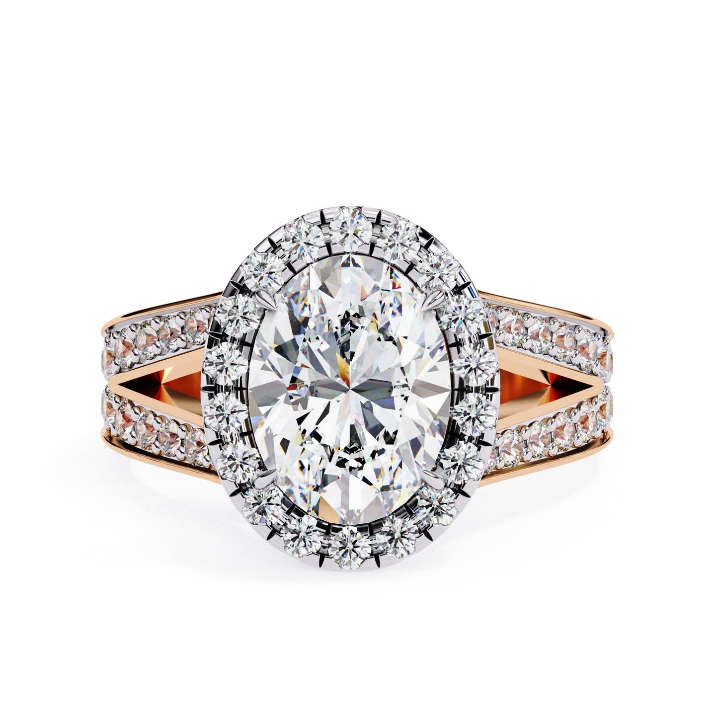 Bliss and Beauty Oval Engagement Ring
