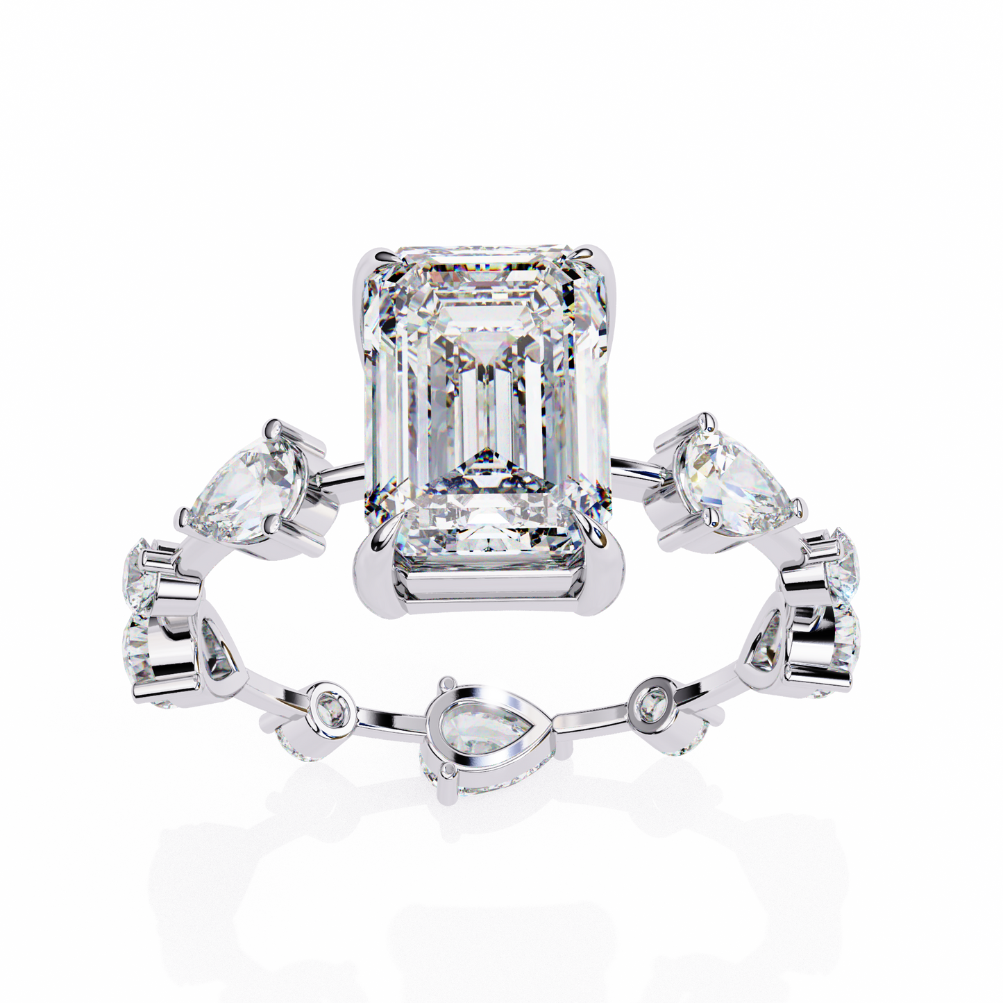 Royal Emerald 2.8 Carat solitaire Ring