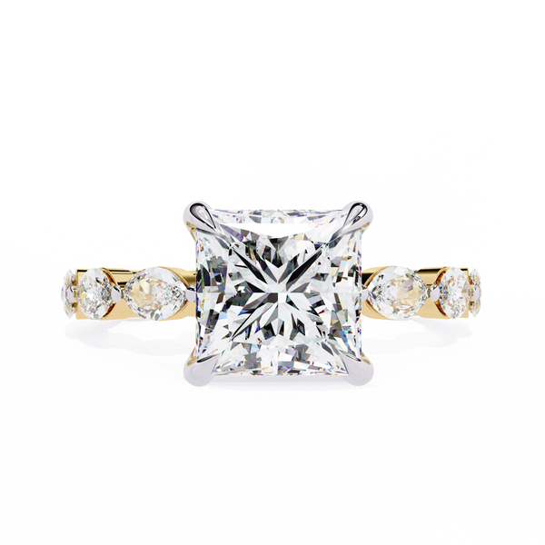 Grande Princess Cut 2.64 Carat Solitaire Ring