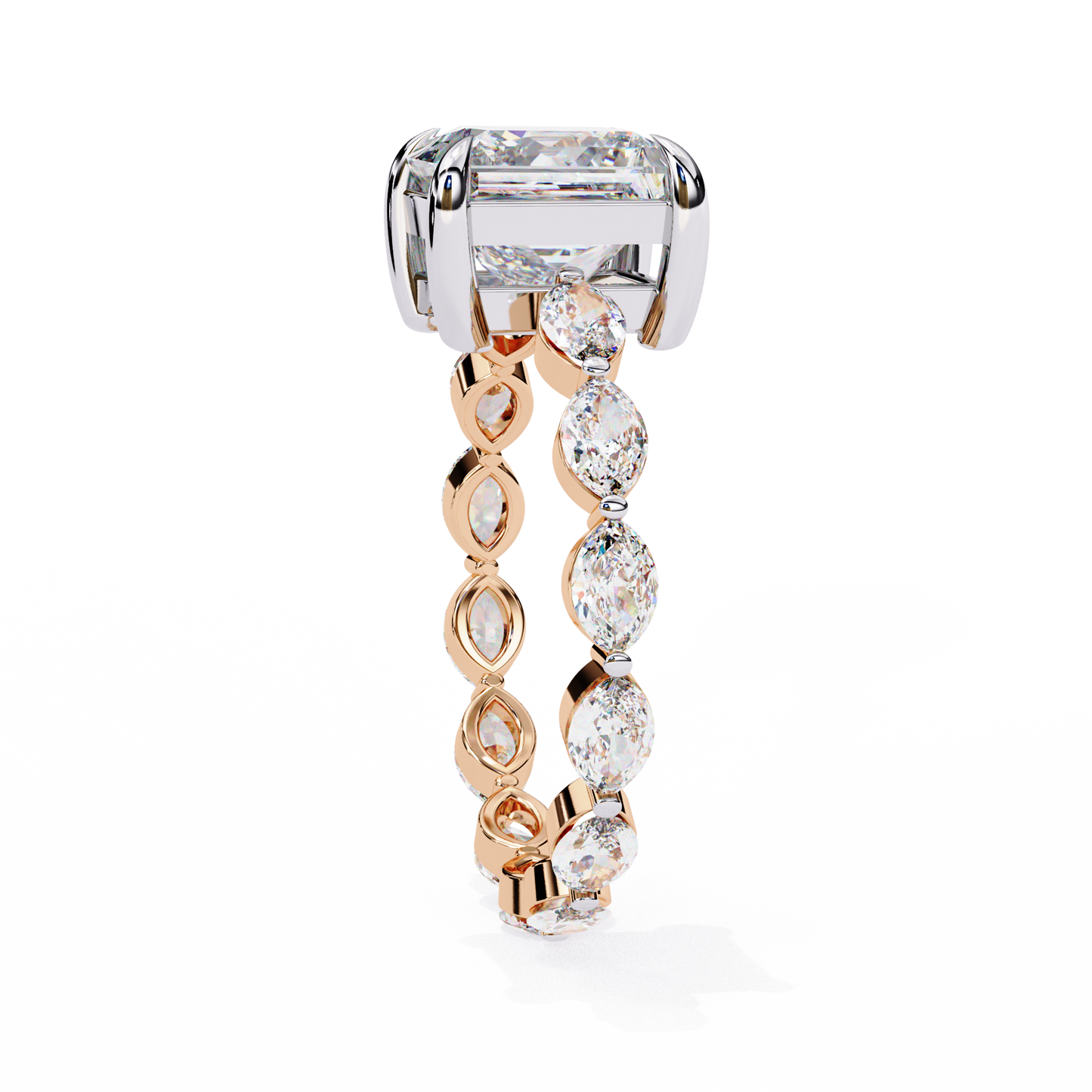 Grande Princess Cut 2.64 Carat Solitaire Ring