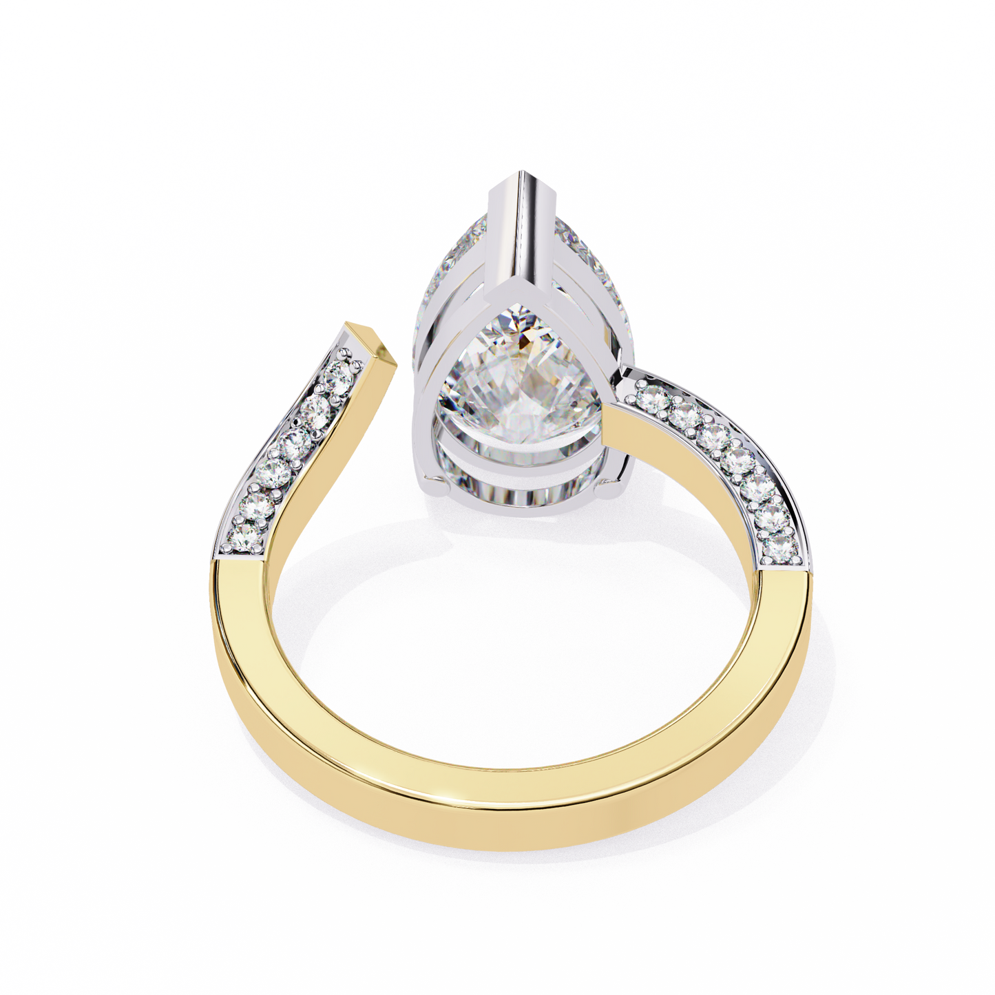 Timeless Pear Solitaire 3.07 Carat Ring