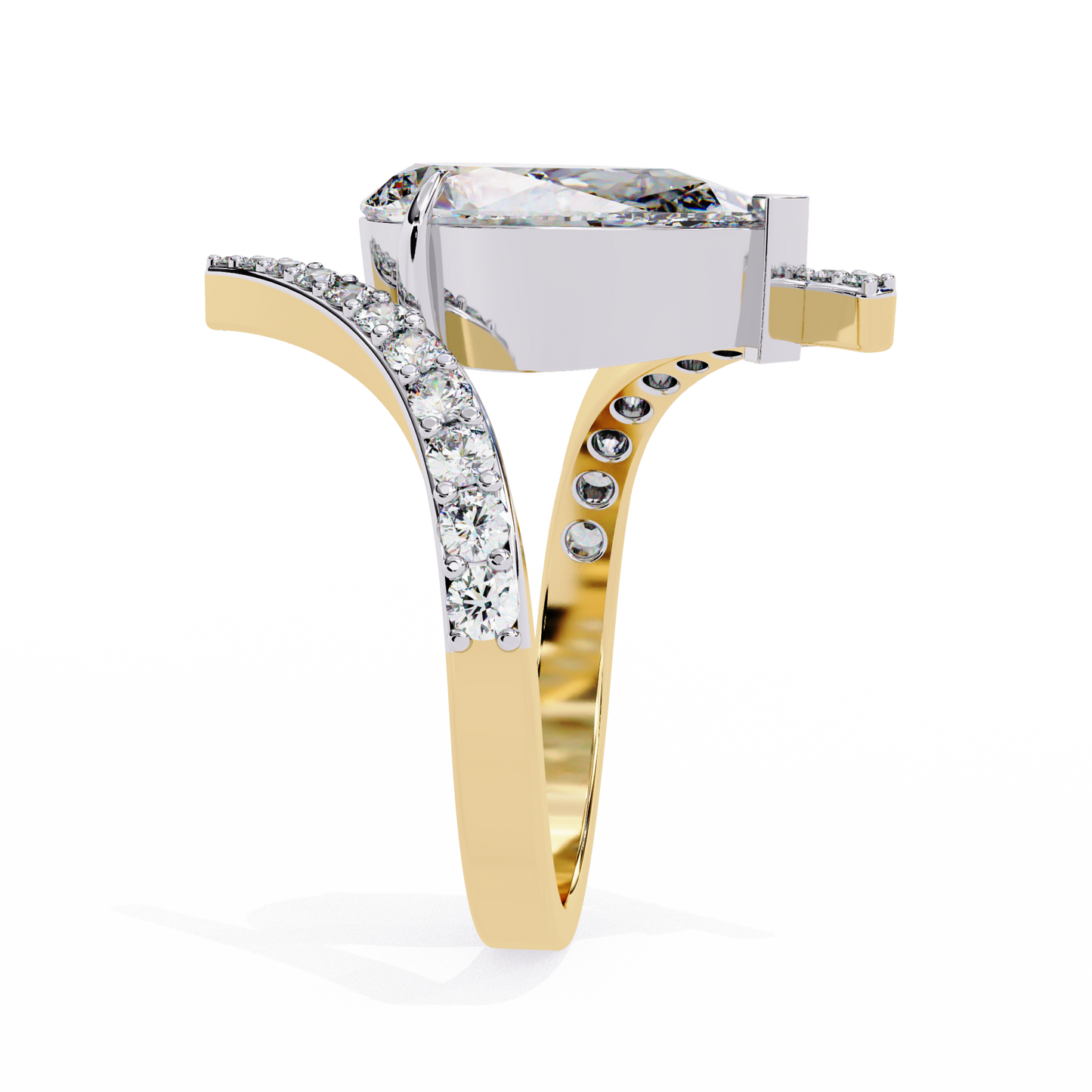 Drop of Grace 2.63 Carat Pear Solitaire Ring