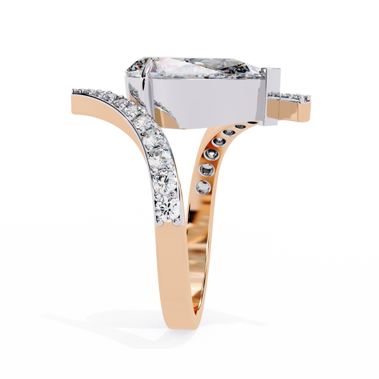 Drop of Grace 2.63 Carat Pear Solitaire Ring