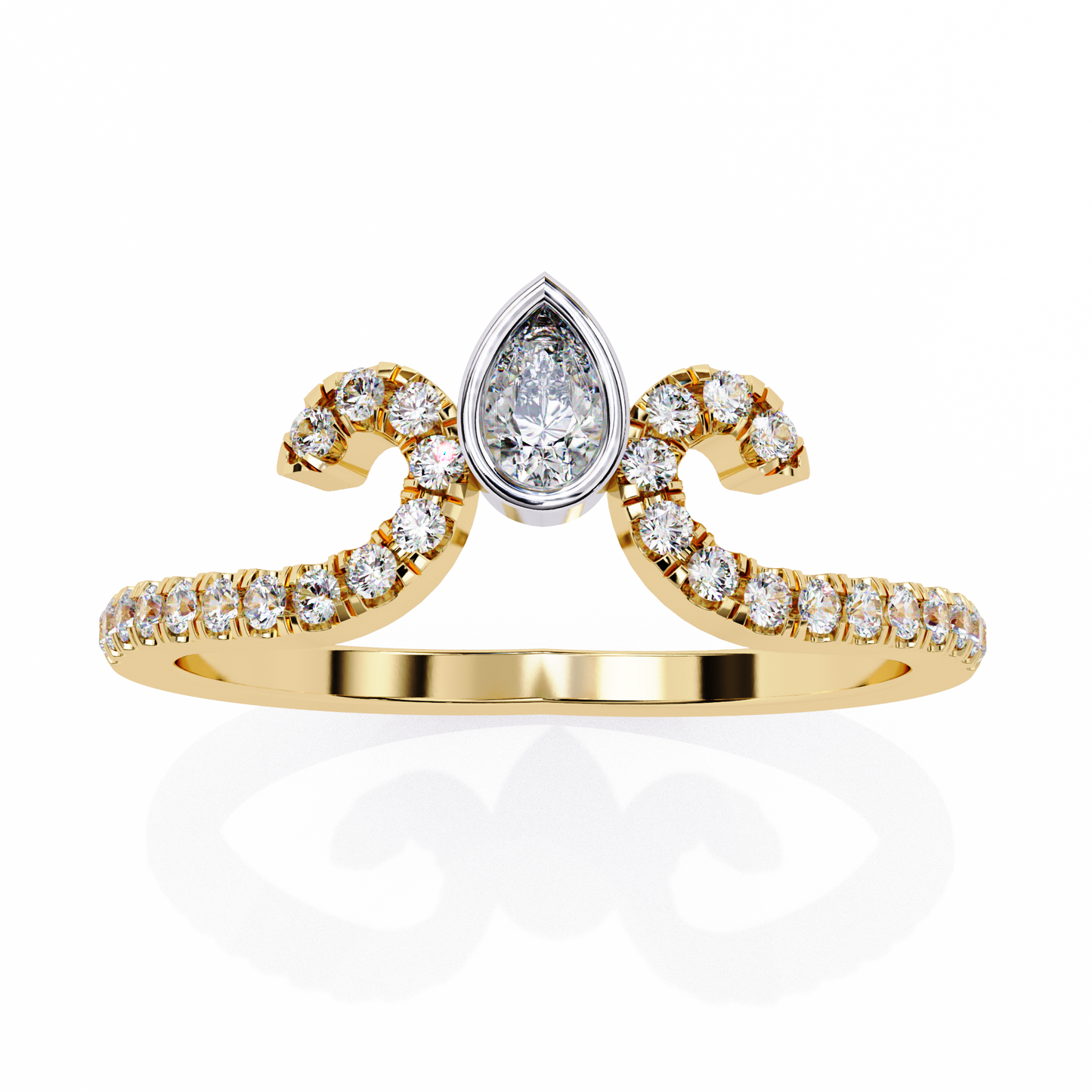 Nova Drop Diamond Ring