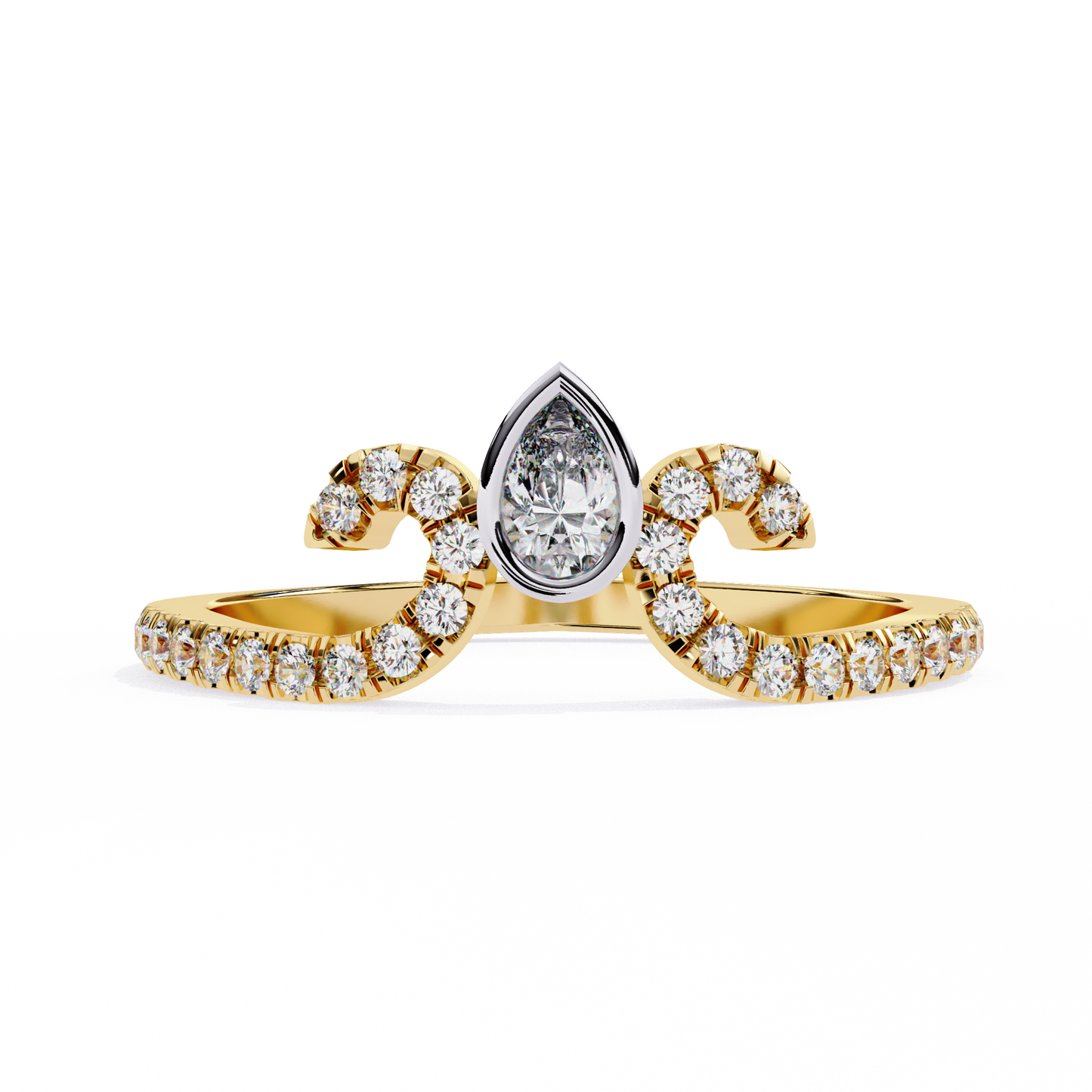 Nova Drop Diamond Ring