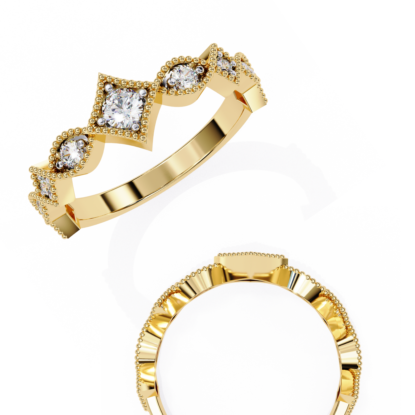 One for Love Diamond Band Ring