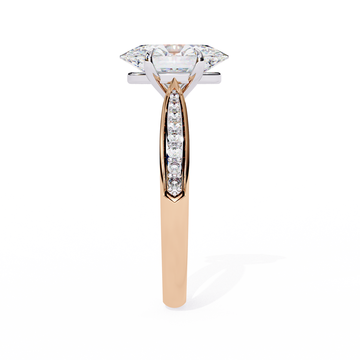 Heirloom Oval Wedding Solitaire Ring