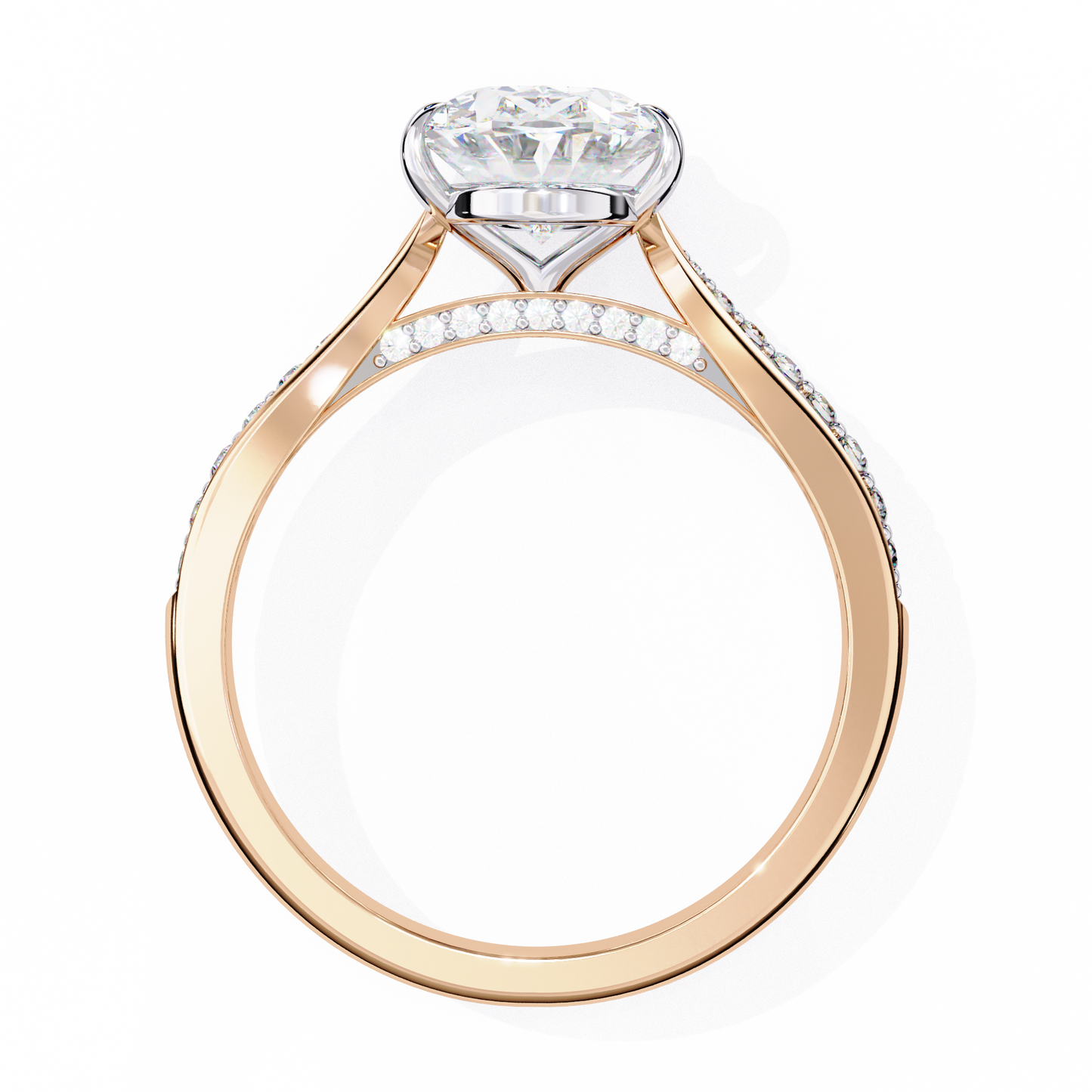 Heirloom Oval Wedding Solitaire Ring