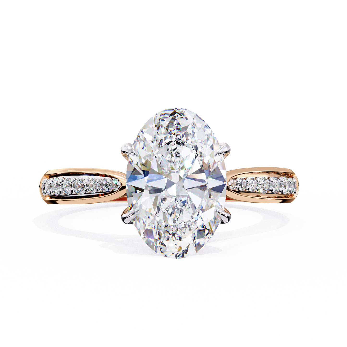 Heirloom Oval Wedding Solitaire Ring