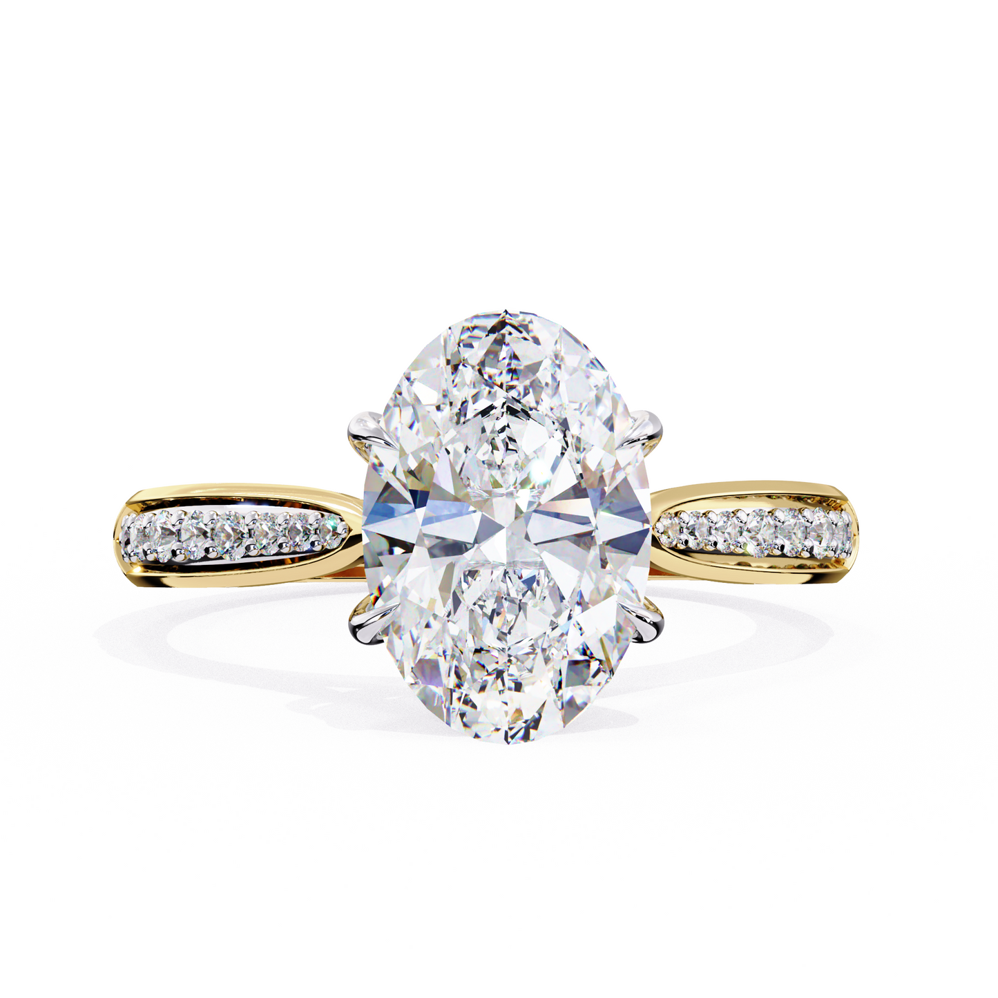 Heirloom Oval Wedding Solitaire Ring