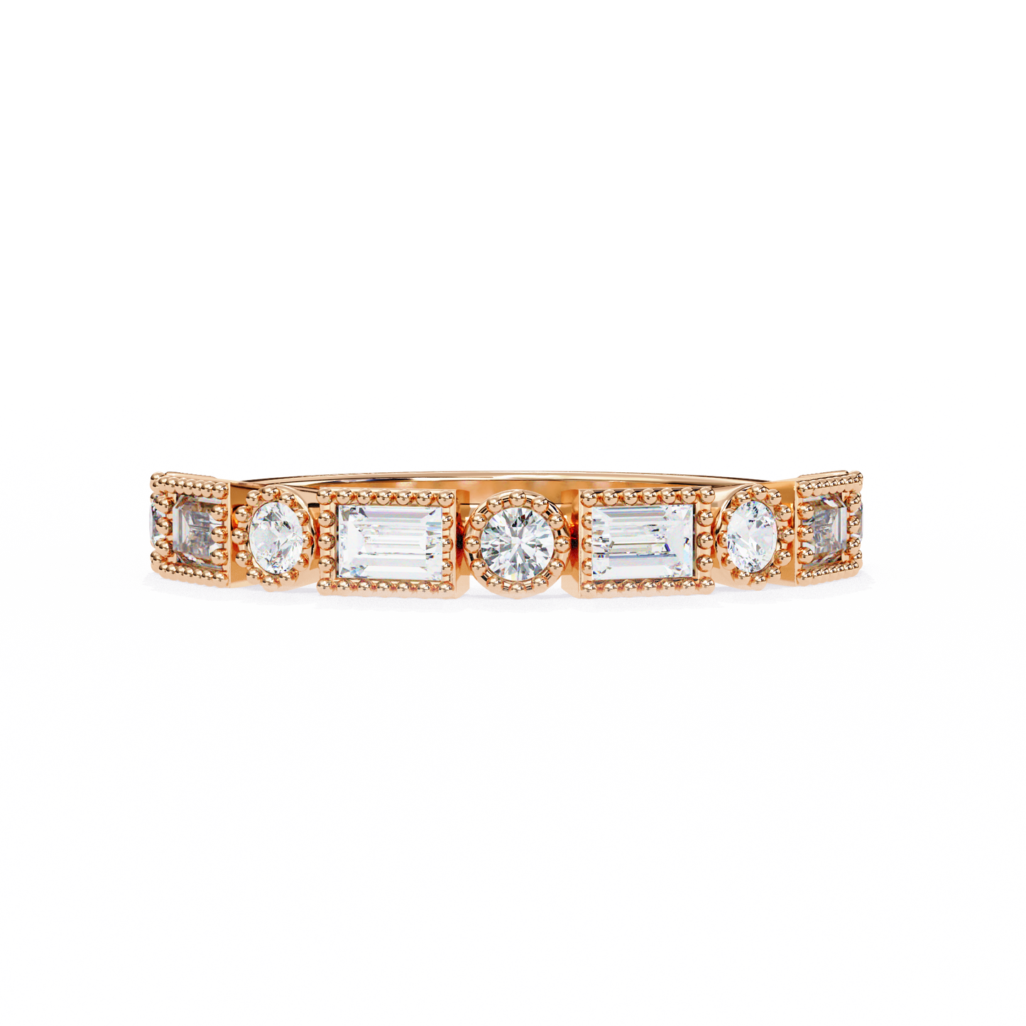 Diamond Flash Band Ring